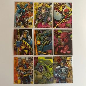 Vintage 1994 Marvel cards - (9)